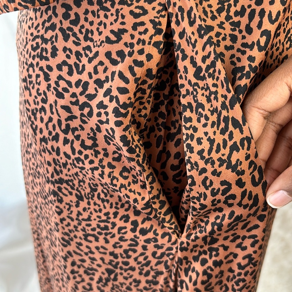 Free People Backless Cheetah Print Dress - Picture 4 of 9